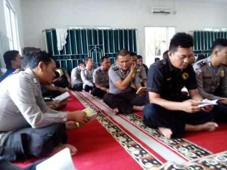 Polres Rohil Gelar Pengajian Wirit Yasin